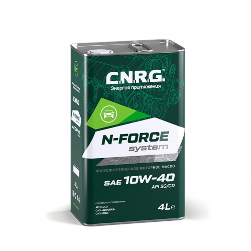 Масло моторное CNRG 10W40 N-Force System SG/CD 4л