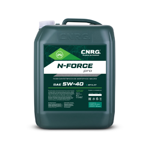 Масло моторное CNRG 5W40 N-Force Pro SL/CF 20л