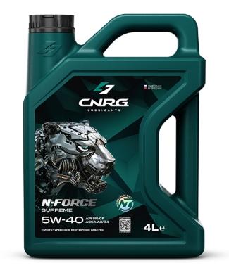 Масло моторное CNRG 5W40 N-Force Supreme API SP A3/B4 4л