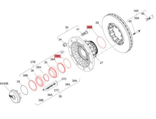 Кольцо уплотнительное ступицы SAF SKRB 9022 K INTEGRAL 92x4