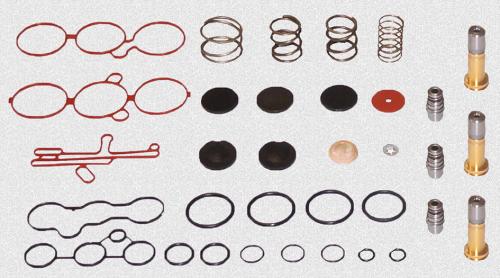 Ремкомплект клапана ECAS SITRAK C7H/HOWO T5G/KAMAZ 5490 прокладки + клапаны + сердечники