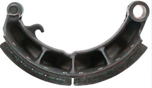 Колодка тормозная KAMAZ 6520/6522/5460 мост MADARA о/о с роликом, накладками задн. нижн.