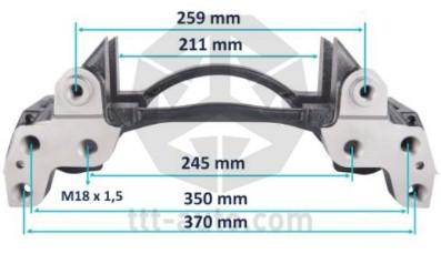 Скоба тормозного суппорта Haldex MODUL X DB19 19.5''