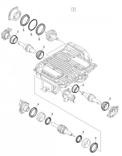 Ремкомплект КПП VOLVO/RVI манжеты блока управления