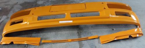 Бампер MAN F2000 крашенный жёлтый ПЛАСТ. (4 деталиВерхняя и Нижняя Часть Цельная)