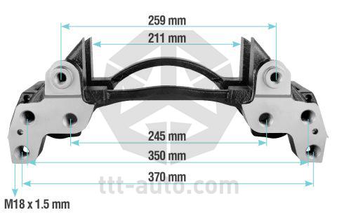 Скоба тормозного суппорта Haldex MODUL X DB19 19.5"
