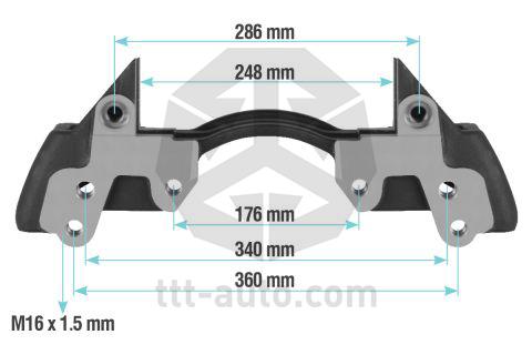 Скоба тормозного суппорта MERCEDES 22.5" KNORR SN7... прицеп