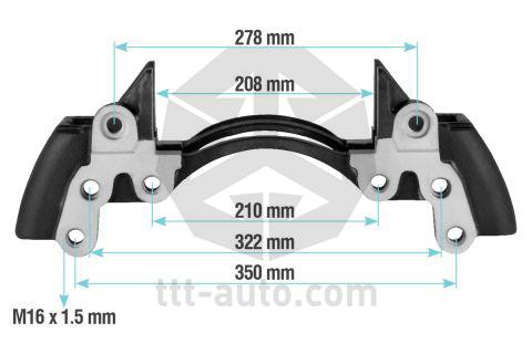 Скоба тормозного суппорта MERCEDES ACTROS MP3/4 22.5" KNORR SL7...