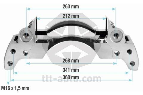 Скоба тормозного суппорта WABCO PAN 19 SAF R