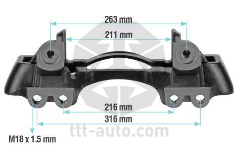 Скоба тормозного суппорта WABCO PAN 22-1 plus SAF L
