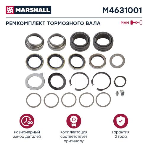 Ремкомплект тормозного вала MAN /AP-ведущая ось