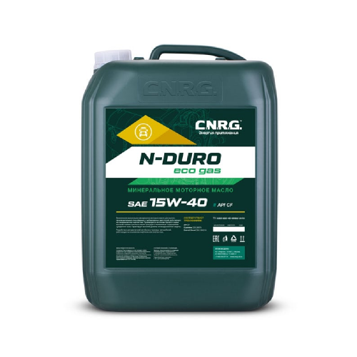 Масло моторное CNRG 15W40 N-Duro Eco Gas CF 20л