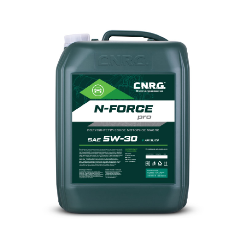 Масло моторное CNRG 5W30 N-Force Pro SL/CF 20л