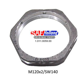Гайка ступицы SAF RS9042 M120x2 H=27 SW140